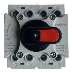SUNTREE SISO-40 MD-B 4P 32A PV DC Isolator Disconnector Switch 1000V