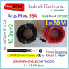 MC4 --- Ferrule PV Cable 1500V H1Z2Z2-K 10mm2 Tinned copper L20M