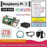 KIT-6F(2TB)  Raspberry Pi 5 (16GB RAM) KIT HAILO-8 (26-TOPS) with SSD NVME 2TB - Complete Set