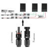 10 pairs MC4 Connector (1 to 1) sepasang M/F 1000V Solar Panel Surya
