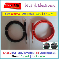 Kabel 10 mm2 Inverter / Battery ke MCB / SCC Panel Surya L  1 meter