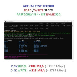 KIT-2A(128)  Raspberry Pi 4 (4GB RAM) KIT NVME SSD 128GB - Complete SET SIAP PAKAI