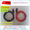 Sepasang Kabel 2.5 mm2 dari MC4 Panel Surya ke MCB / SCC L  5 meter