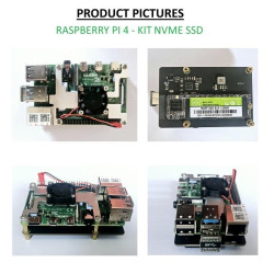 KIT-2A(256)  Raspberry Pi 4 (4GB RAM) KIT NVME SSD 256GB - Complete SET SIAP PAKAI