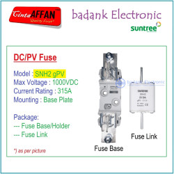 315A - SUNTREE SNH2 gPV 1P 1000V DC Fuse Base/Holder  Fuse Link PV