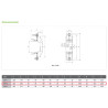 315A - SUNTREE SNH2 gPV 1P 1000V DC Fuse Base/Holder  Fuse Link PV