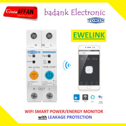Ewelink WIFI ON-OFF Energy kWh Power Monitor 63A with LEAKAGE Protect