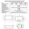 300V 400A DC Digital Power Meter Hall Sensor - Wh Ah Watt Volt Amp