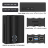 Geekworm P575  Raspberry Pi 5 METAL HEATSINK CASE (with Cooling Fan)