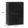 Geekworm P575  Raspberry Pi 5 METAL HEATSINK CASE (with Cooling Fan)