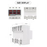 CAFF Relay Protector 3-Phase 4-Wire 63A VA Monitor 380V (L-L) Display