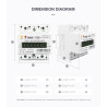 (100A) 1-Phase Energy kWh Meter 10(100)A (reading kWh meter only)