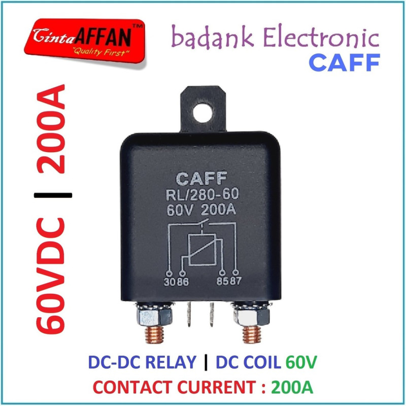 COIL 60V DC-DC Relay 200A Automotive Heavy Duty High Current Starting