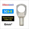 Cable Lug SC6-8 Skun Lubang utk Kabel 6mm2 utk Screw M8 (100pcs/pack)