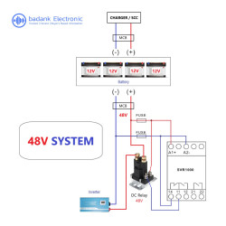 GINRI SVR1000-AD48 DC Protection Relay 24V 36V 48V ADJUSTABLE Over Under VOLTAGE Battery