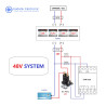 GINRI SVR1000-AD48 DC Protection Relay 24V 36V 48V ADJUSTABLE Over Under VOLTAGE Battery