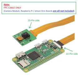 150mm FPC CAMERA CABLE 15-Pin to 22-Pin Length 15cm for Raspberry Pi Jetson Orin Nano/NX etc