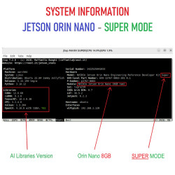 KIT-JON(256)  Edge AI PC NVIDIA Jetson Orin Nano SUPER Developer Kit 8GB RAM 67-TOPS 25W with SSD NVMe 256GB