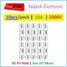 10pcs/pack - Solar PV Fuse Link DC 10A 1000V Size 10x38mm