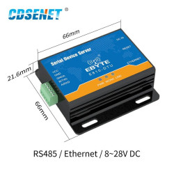 EBYTE E810-DTU (RS485) V2 Modbus RS485 to ETHERNET Device Converter