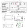 300V 100A DC Digital Power Meter Hall Sensor - Wh Ah Watt Volt Amp