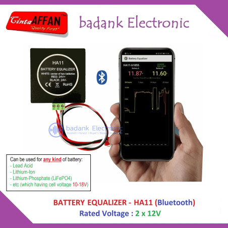 HA11 Bluetooth Battery Equalizer Balancer VRLA Lead Acid Panel Surya