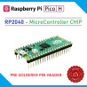 Raspberry Pi Pico -H with RP2040 Chip (Soldered Pin-Header)