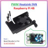 Heatsink with PWM Cooling Fan for Raspberry Pi 4