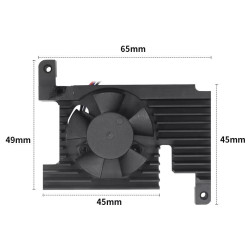 Heatsink with PWM Cooling Fan for Raspberry Pi 4