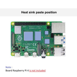 Heatsink with PWM Cooling Fan for Raspberry Pi 4