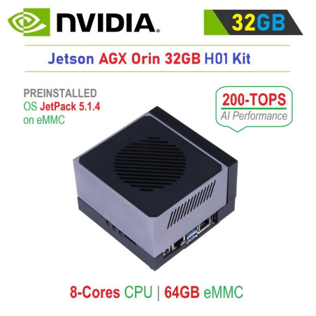 NVIDIA Jetson AGX Orin 32GB - H01 Kit 200-TOPS AI Performance