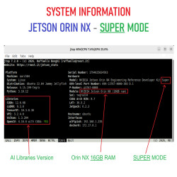 KIT-JNX(512)  Edge AI PC NVIDIA Jetson Orin NX SUPER 16GB RAM 157-TOPS 40W with SSD NVMe 512GB