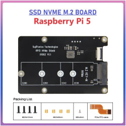 SSD NVME M.2 BASE BOARD SHIELD for Raspberry Pi 5