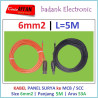 Sepasang Kabel 6 mm2 dari MC4 Panel Surya ke MCB / SCC L  5 meter