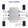 WVC-2400-Life (WIFI) Micro Grid Tie Inverter GTI 2400W PV 22-60V