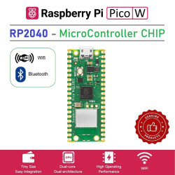 Raspberry Pi Pico W with RP2040 Chip Built-in WIFI  Bluetooth