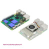 SILVER Active Cooler Fan for Raspberry Pi 5 Integrated with Heatsink