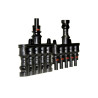 MC4 Cabang 5 (5-IN to 1-OUT) 5T T-Type 1000V Max 50A Solar Panel Surya