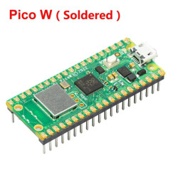 Raspberry Pi Pico W-H with RP2040 Chip Built-in WIFI  Bluetooth (Soldered Pin-Header)