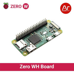 Raspberry Pi Zero W-H Built-in WIFI  Bluetooth (Soldered Pin-Header)
