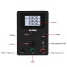 NICE POWER Adjustable DC Switching Power Supply 0-60V 0-5A - BLACK