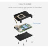 Metal Heatsink CASE - Raspberry Pi 5 (with Cooling Fan)