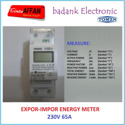 Energy kWh Meter - Expor Impor Exim Nett Positive Reverse Power PLTS