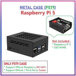 Geekworm P579  Raspberry Pi 5 METAL CASE
