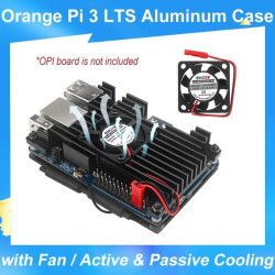 Metal CASE - Orange Pi 3 LTS (with Cooling Fan)