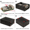 Geekworm P580  Raspberry Pi 5 METAL CASE (for use with NVME Board X1002)