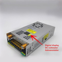 0-12V/0-40A Adjustable DC Power Supply with Display Volt Ampere