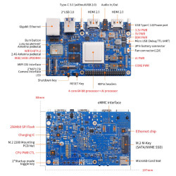 OrangePi AIpro (8T) - 8GB RAM AI Computing Power 8TOPS