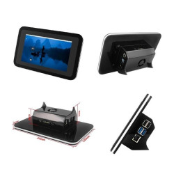 KIT-2E(128)  Raspberry Pi 4 (4GB RAM) KIT LCD 7 Inch Storage 128GB - Complete SET SIAP PAKAI