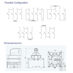 SUNTREE SISO-40 MD-B 4P 32A PV DC Isolator Disconnector Switch 1000V